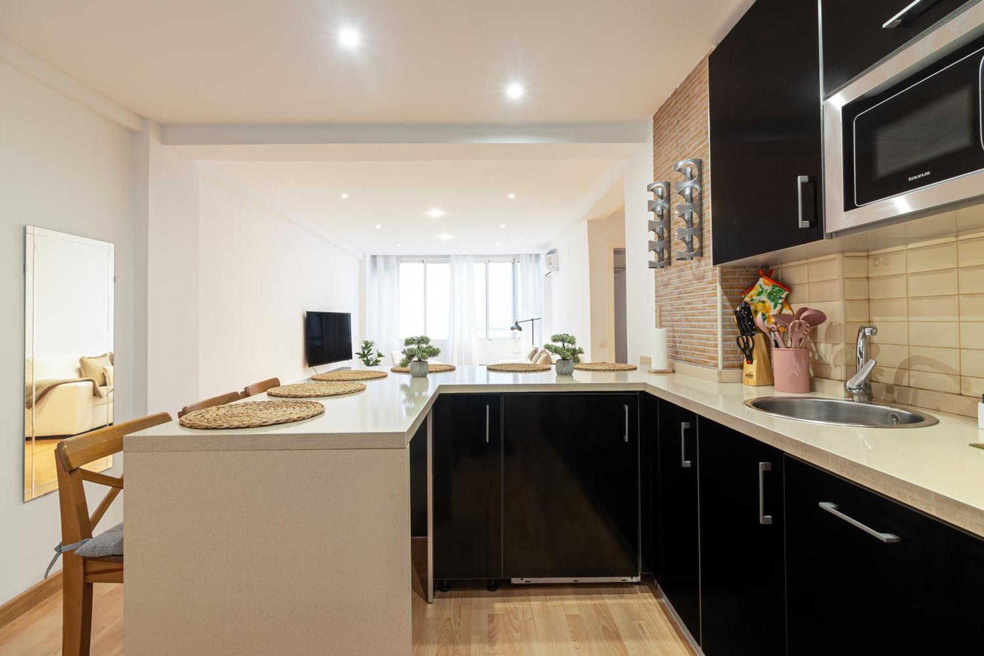Malaga Center Flat Soho Modern 2Br Apartment Exterior foto