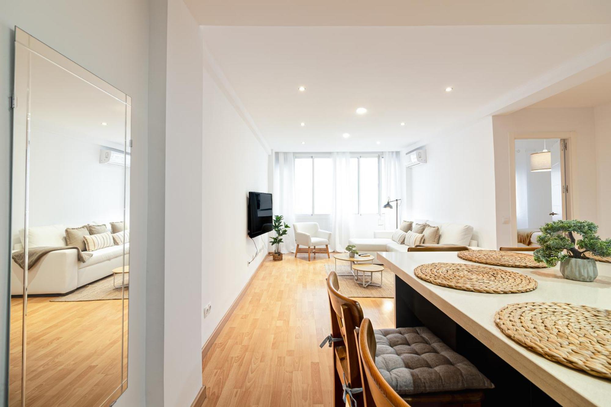 Malaga Center Flat Soho Modern 2Br Apartment Exterior foto