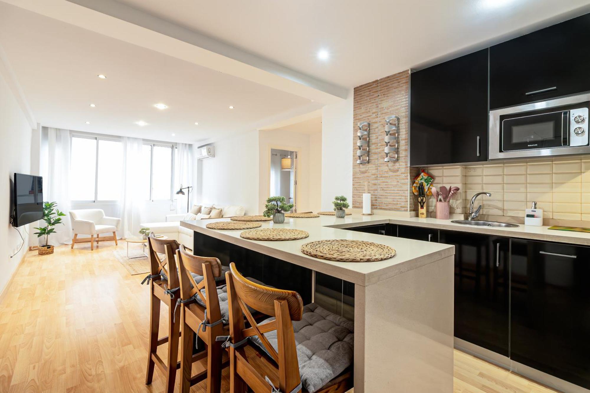 Malaga Center Flat Soho Modern 2Br Apartment Exterior foto